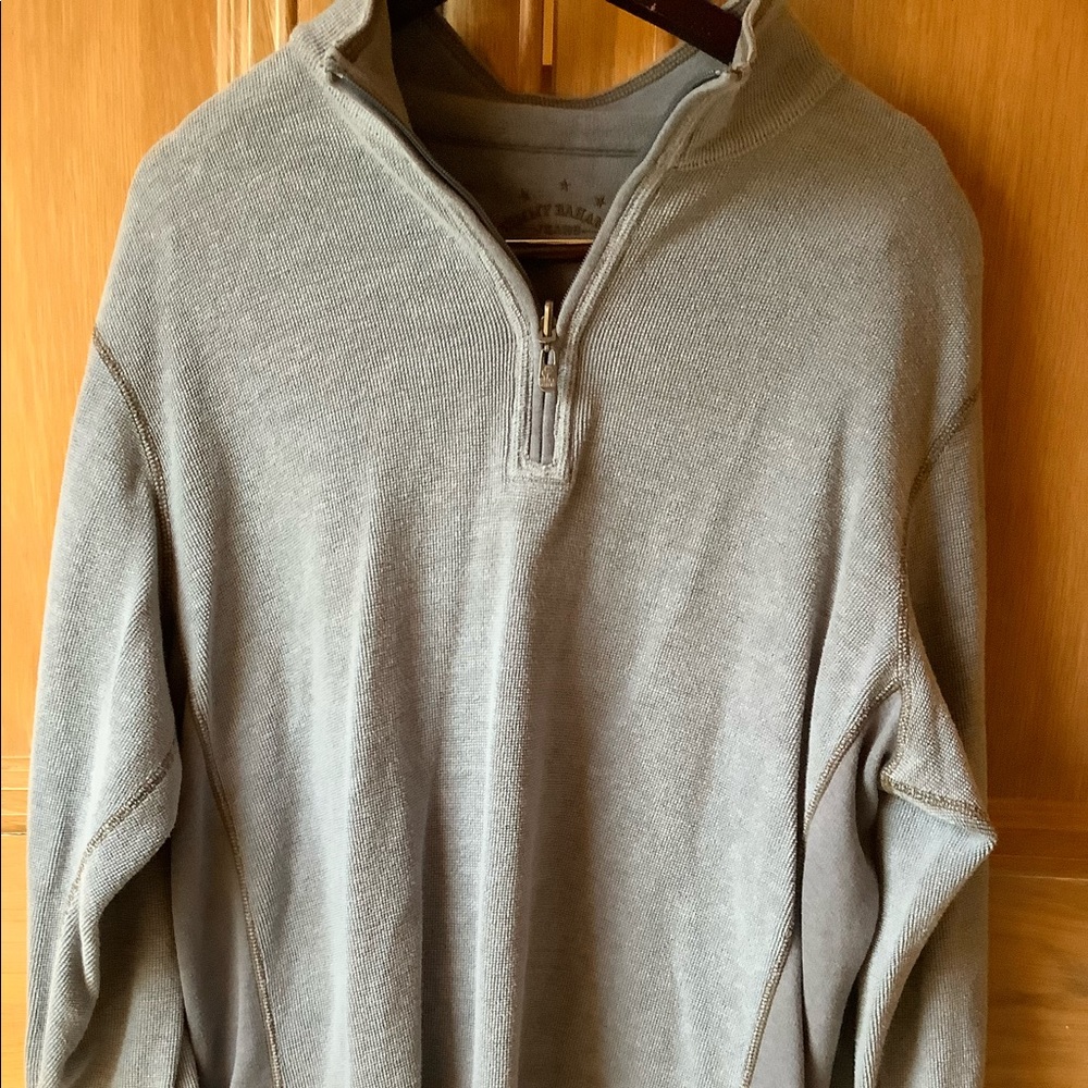 Tommy Bahamas Reversible Zip Up Pullover Size XL